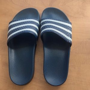 Adidas Navy Slides